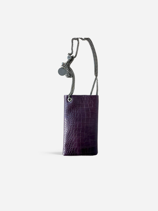 BELLA | The Vintage Phone Pouch [silver hardware]