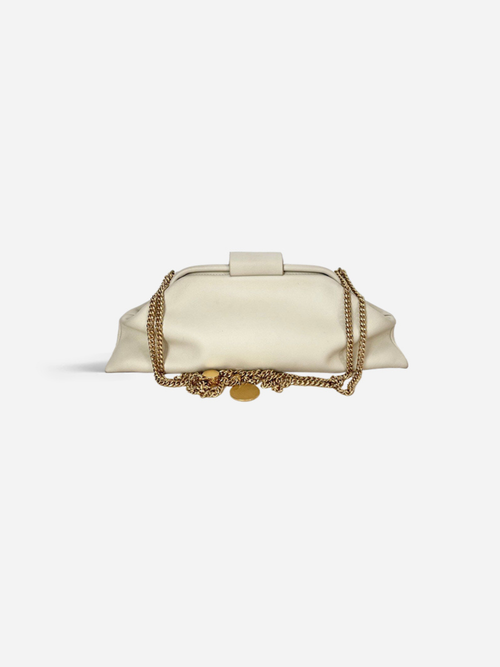 BELLA Baguette Soft in cream - luxury leather handbag