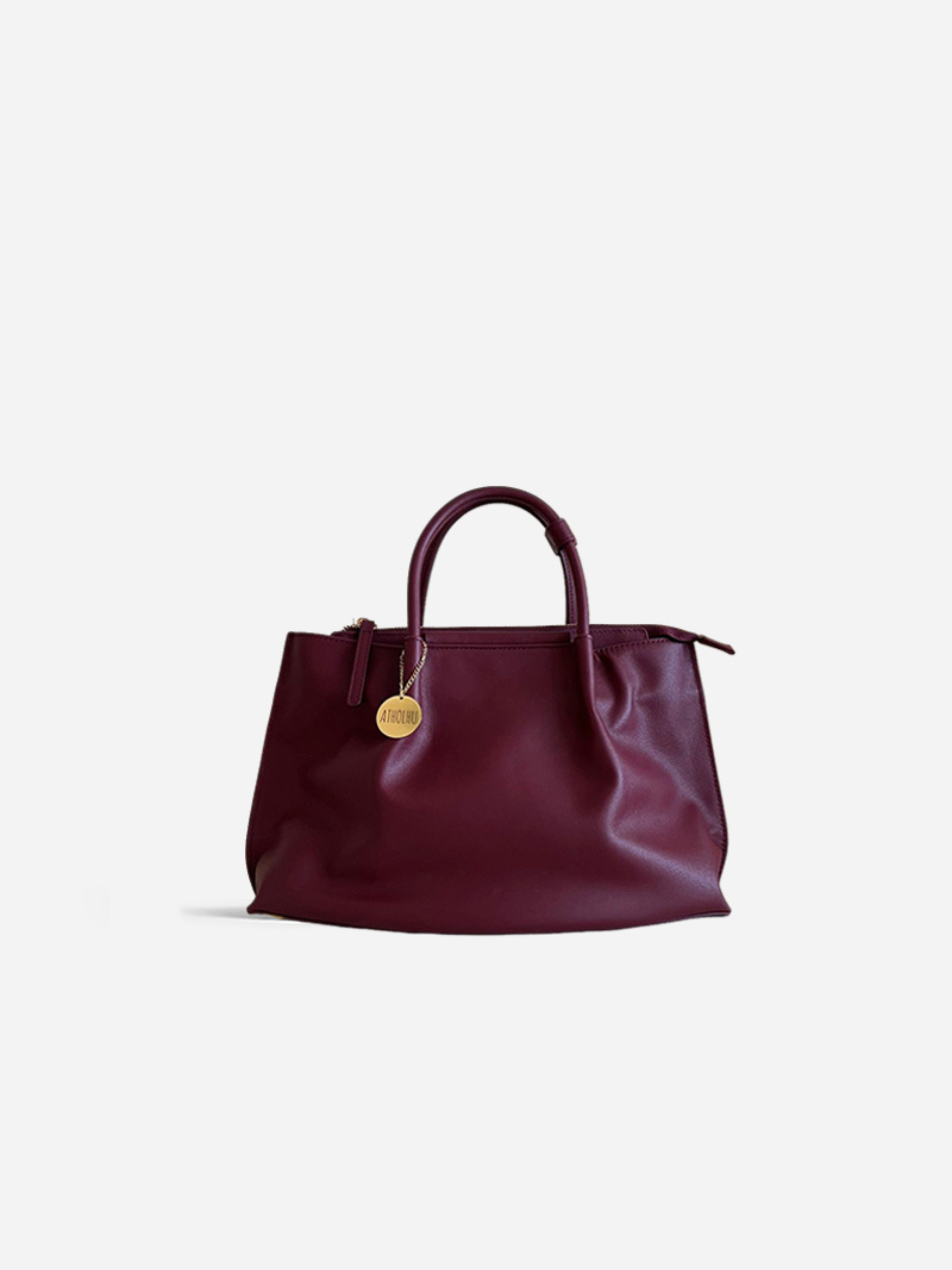  BELLA Basket Tote 32 handwoven leather tote bag - luxury everyday bag by ATHOLHU