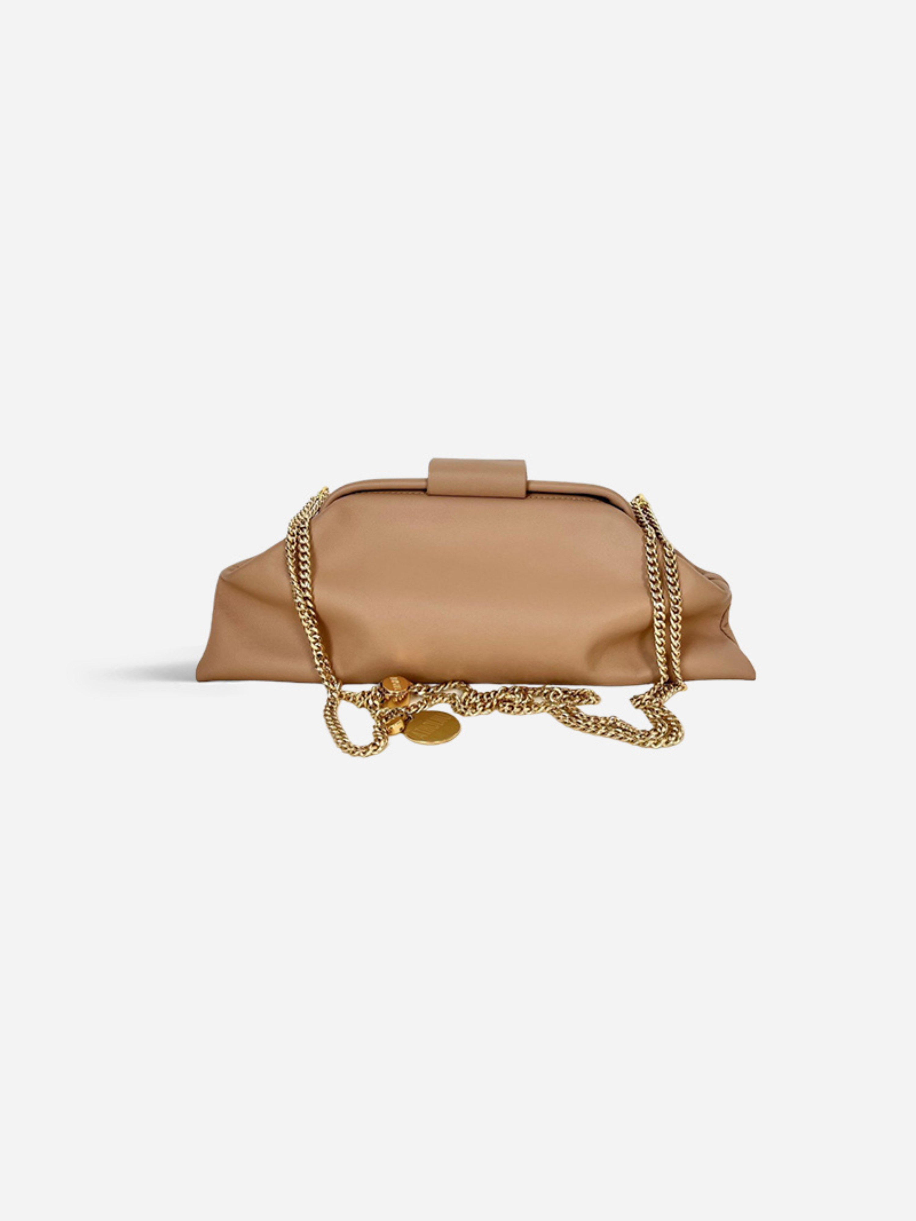 BELLA Baguette Soft in natural - luxury leather handbag