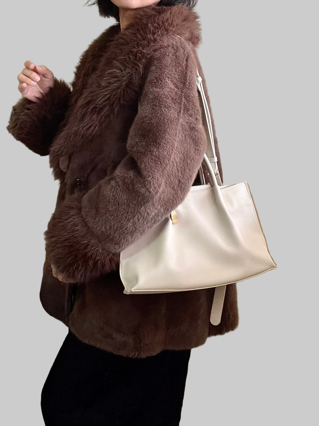  BELLA Basket Tote 32 handwoven leather tote bag - luxury everyday bag by ATHOLHU